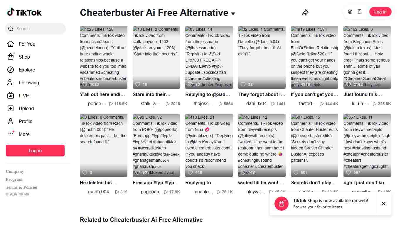 Cheaterbuster Ai Free Alternative TikTok
